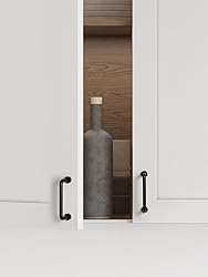 JIASENBAO Black Cabinet Bar Pulls 3" Hole Center 2