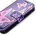 S6 Edge+ Case, Galaxy S6 Edge Plus Case, Cellularvilla [Stand Feature] [Slim Fit] Wallet Case, Premium Pu Leather Flip Cover [Card Slots] for Samsung Galaxy S6 Edge+ / S6 Edge Plus (Ultra Butterfly)