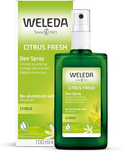 Weleda Citrus Deodorant Natural Freshness Lemon Orange Essential Oils 100ml