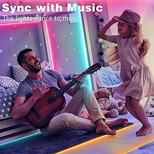 Gusodor Smart WiFi Led Light Strips 65.6ft Led Lights Work with Alexa