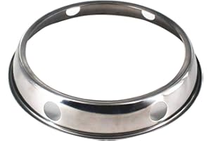 Wok Ring, Stainless Steel Wok Rack, 7¾-Inch and 9¾-Inch Reversible Size for Kitchen Use (7¾-Inch and 9¾-Inch (1 Pack))