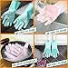 CleanEasy Dishwashing Gloves, Silicone Dish Scrubber - Gloves for Cleaning The Home, Kitchen, Bathroom Cleaning, Car Wash, Pet Grooming - Two Sided, 1 Pair, Teal