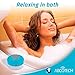 Abco Tech Water Resistant Wireless Bluetooth Shower Speaker with Suction Cup and Hands-Free Speakerphone, Aqua