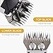 TEKEMP Sheep Shears, Goat Llama Alpacas Thick Coat and Heavy Duty Animals Hair Fur Grooming,Farm Livestock Pet Supplies for Hair Fur Grooming-380W
