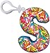 iscream Luscious Letters! Vanilla Scented Letter S Initial Mini Microbead Pillow Backpack Charm