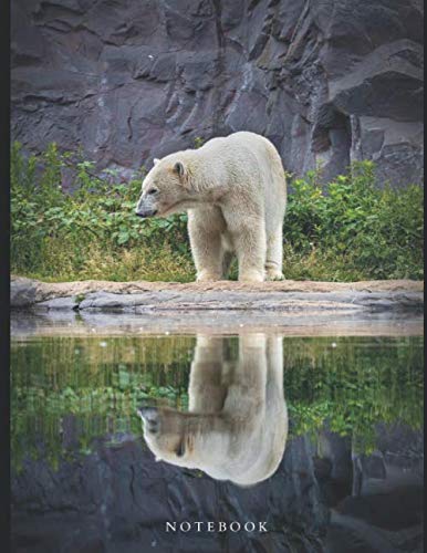 Polar Bear Notebook - Arctic Animal: College Ruled - 8.5 in x 11 in