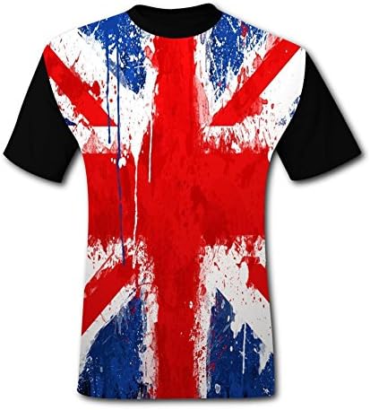 England Flag Men's Art 2018 World Cup Adults T-Shirt Tee Shirt Tops for Men Women 3XL