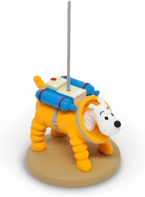 Collection figurine Tintin Snowy astronaut 9cm Moulinsart 42187 (2014), Brown