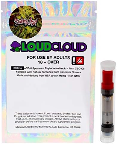 LOUDCloud 250 mg CBD Cartridge-Strawberry Cough