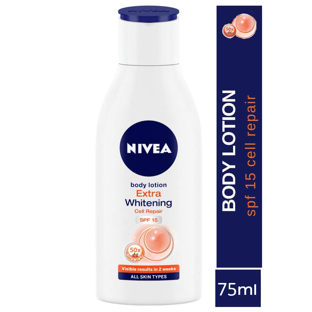 Buy Nivea Body Lotion Whitening Cell Repair and UV Protect, 75ml Online