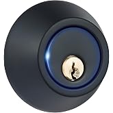 Forliggio All-new Deadbolt Door Lock Set, ANSI/BHMA Grade 3 Enhanced Security Entry Dead Bolt Level Door Locks for Exterior Front Doors, Black