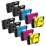 ejet Remanufactured Ink Cartridge Replacement for Epson 220XL 220 XL T220XL to use with Workforce WF-2750 WF-2630 WF-2650 WF-2660 WF-2760 XP-320 XP-420 (4 Black, 2 Cyan, 2 Magenta, 2 Yellow) 10 Pack