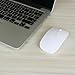 Tonor Bluetooth 3.0 Wireless Mouse Ultra Slim Portable Optical Mouse 800/1200/1600 DPI White-Updated Version