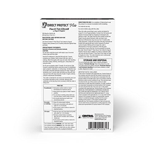 Direct Protect Plus Flea & Tick Collars for Dogs & Puppies