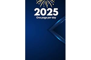 Daily Diary 2025 One Page Per Day: From January 2025 To December 2025/ 365 Days Fully Lined with months tab