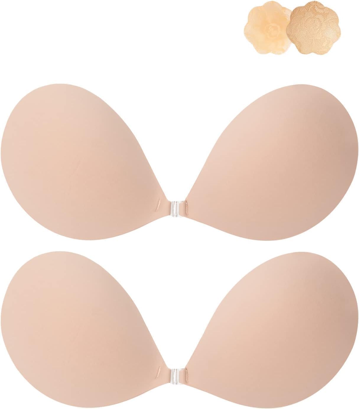 Photo 1 of Awant Strapless Sticky Bra (US, Cup Band, C, Beige+Beige)