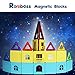 Romboss 110 Pcs Creative Magnetic Building Blocks 3D Magnet Tiles Set -STEM Preschool Educational Construction Toys Kits for Kids,Upgrade Strong Magnets