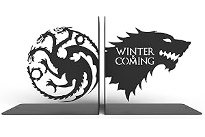 ESGO Winter is Comming Bookend/Bookend/Book Holder/Book Stand/Book End/Bookends