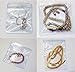 Wresty 100 Pcs Transparen OPP Jewelry Bags Resealable Zip Lock Storage Bag Grip Seal Package Bag for Necklace Bracelet Rings Earrings (9X13cm)