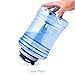 BOTTLED JOY 2.5L Water Jug with Handle, BPA Free Reusable Gym Sports Drinking Large Capacity Water Bottle Container 85oz 2500ml (Transparent Blue)