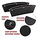 Car Seat Gap Filler & ipocket organizer -between the seats and console. Premium PU Leather Caddy for Automotive Interior Accessories - Side Seat Catcher