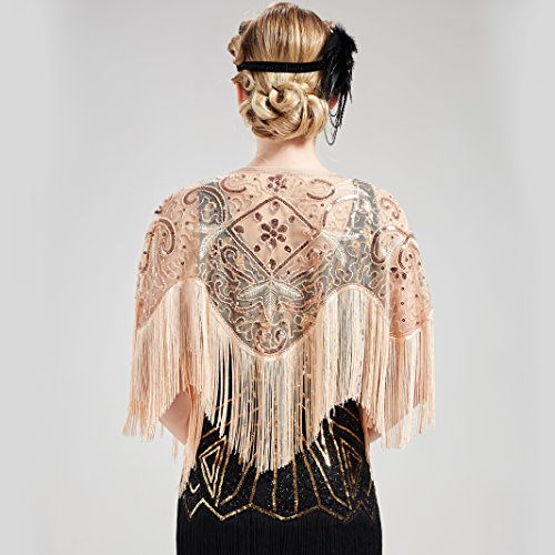 beaded evening shawl