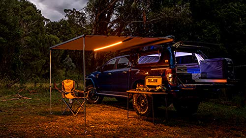 ARB 4x4 Accessories 814206 Retractable Awning with Optional Led Light Strip (814201) 2000x2500mm 6.5 x 8.2 Feet