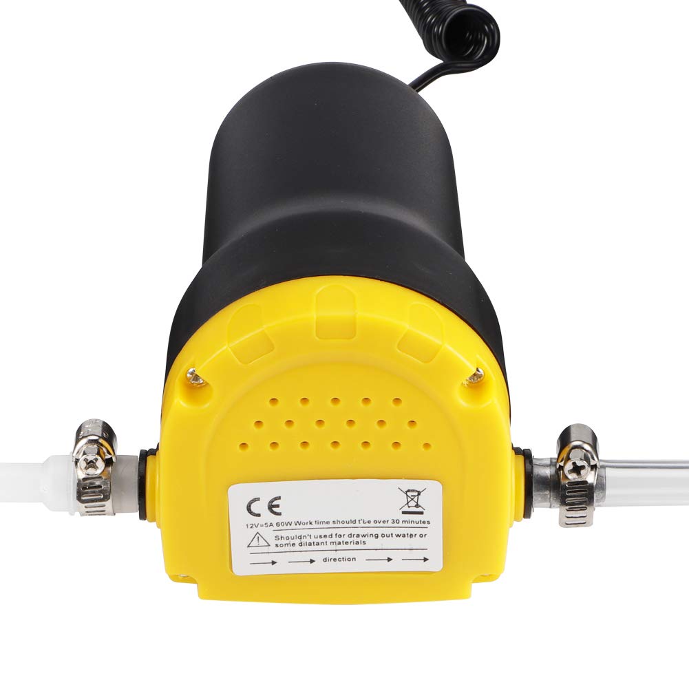 Haofy Oil Suction Pump, DC 12V 60W Fuel Extractor Pump, 250L/Hour for Auto Car Boat Motorbike Truck