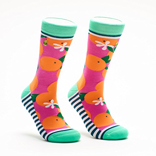 Woven Pear Women's Socks Orange You Glad, One Size - Thumbnail 7