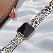 OriBear Compatible with Apple Watch Band 40mm 38mm Elegant Floral Bands for Women Soft Silicone Solid Pattern Printed Replacement Strap Band for Iwatch Series 4/3/2/1 M/L Sexy Leopard