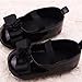 Binmer(TM) Infant Kids Girls Flowers Bow Soft Sole Baby Shoes Toddler Shoes Dress Decor (12~18 Month, Black)