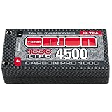 Team Orion Carbon Pro LiPo 4500mAh 100C 7.4V Ultra Shorty Battery