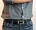 Xholding Men's Genuine Leather Ratchet Dress Belt with Automatic Buckle 1 1/8