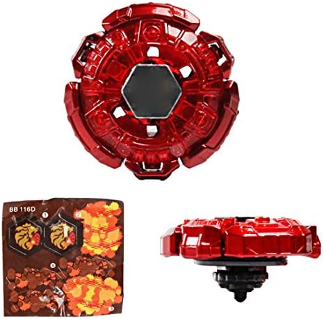 Kids Toys Kingha Rotate Fusion Metal Fight Master 4D Tops Rapidity Launcher Grip Kids Toys (E, Multicolor)