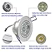 Lemonbest Dimmable 4X1W 110V Cool White Led Ceiling Light Downlight Recessed Cabinet Lighting Fixture