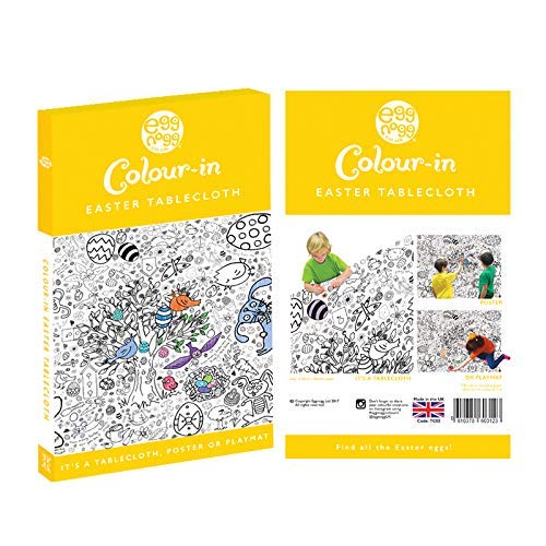 EggNogg Colour in Activities Range inc Tablecloths, Thank You Cards etc (Easter - Giant Tablecloth)