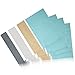 HEBE Placemats Set of 4 for Dining Table Washable Woven Vinyl Placemat Non-Slip Heat Resistant Kitchen Table Mats Wipe Clean Christmas Holiday Placemats,Blue