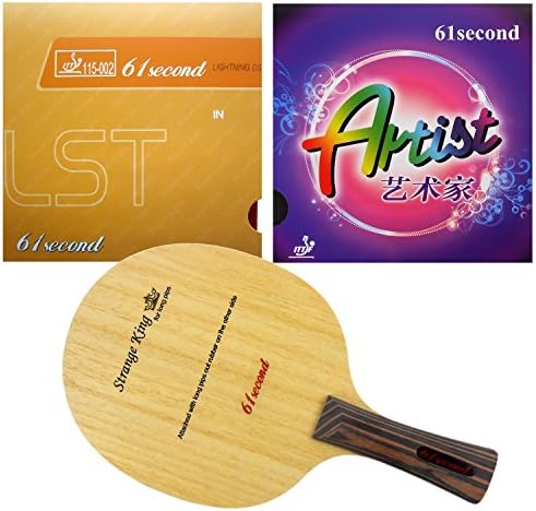 61second ストレンジ キングブレード ライトニングds Lst アーティストゴム 卓球用ラケット Shakehand Long Fl