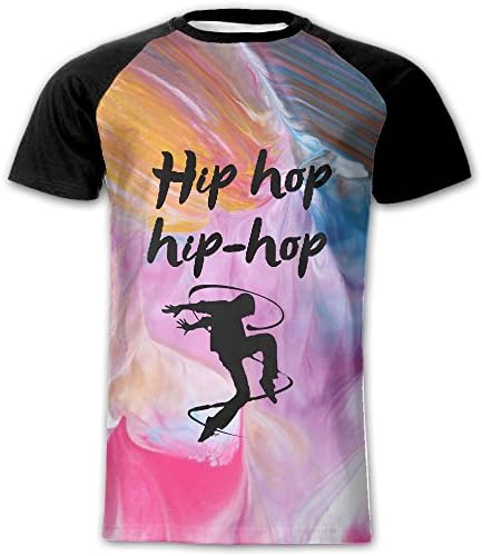 JiedaohO The Men's Custom Hip Hop Leisure Short-Sleeved Men's T-shirt