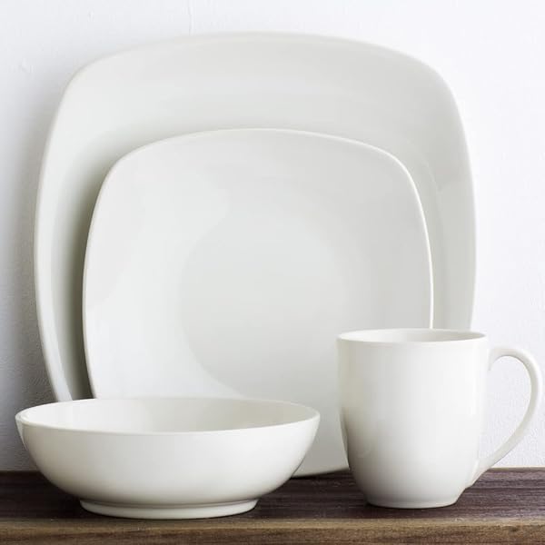 NORITAKE COLORWAVE NAKED 4-PIECE SQUARE PLACE SETTING, SERVICE FOR 1