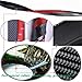ByLucky- Special Universal Rubber Carbon Fiber Bumper Front Lip;Suitable for Side Skirt Lip Separator! Front Bumper Lip Spoilers,100% Waterproof and Durable(2.5m,Black)