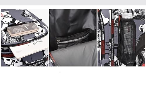 Glodiar Rolling Backpack,Large Rolling Laptop Bag Briefcase