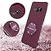 Henpone Case for Samsung Galaxy S21 Plus Case for Women Girl,Bling Diamond Ring Protective Case with Ring Kickstand for Samsung Galaxy S21 Plus 6.7'' 5G Deep Purple