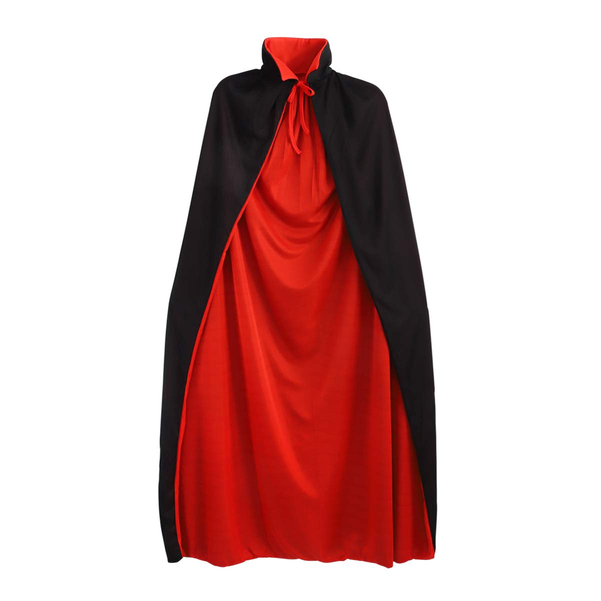 Photo 1 of BESPORTBLE 1PC Black Red Halloween Vampire Costume Cape Cloak for Men Women Costum Cosplay Party Stage Performance Halloween Decoration