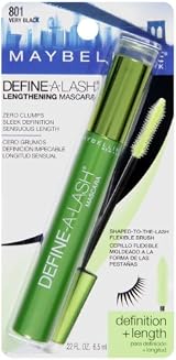 Maybelline Define-A-Lash Lengthening Mascara Very Black 0.22 Fl Oz Washable view 2