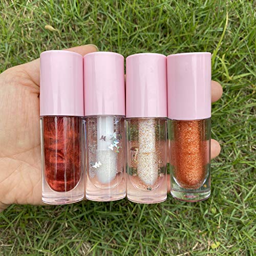 8 Pieces Lip Gloss Tubes with Wand Empty, 6.5ml Refillable Lip Gloss
