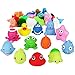 Fstop Labs 30 Pack Baby Bath Toy Fun Water for Kids, Party Favors, Gift, Birthdays, Baby Showers, Baby Bath Toys, Bath Time, Ocean Animals Water Fun Floating Bath Toys Random Styles