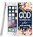 Case for 6S Christian Words - Topgraph [Exact Slim Fit Clear with Design Full Coverage] Bumper Compatible for iPhone 6/6S [Bible Theme Designer TPU Protector]