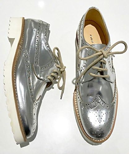 Amazon ファビオルスコーニ メダリオンウイングチップシューズ シルバー37 Fabio Rusconi ファビオルスコーニ シューズ バッグ