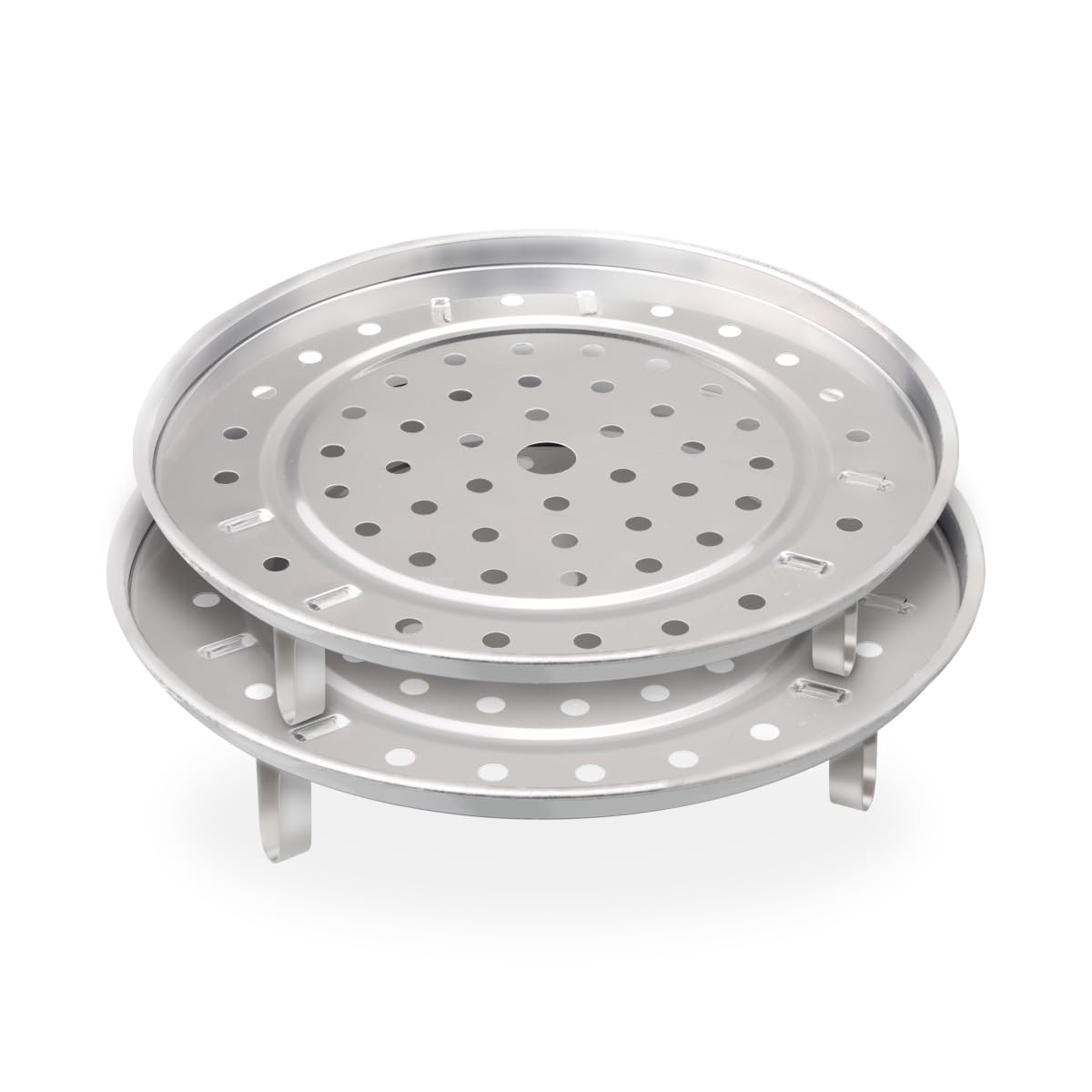 Luckious Brand Steam Rack - 20cm and 22cm Multifunction Stainless Steel Removable Legs Steaming Stand Holder for Pots and Pans